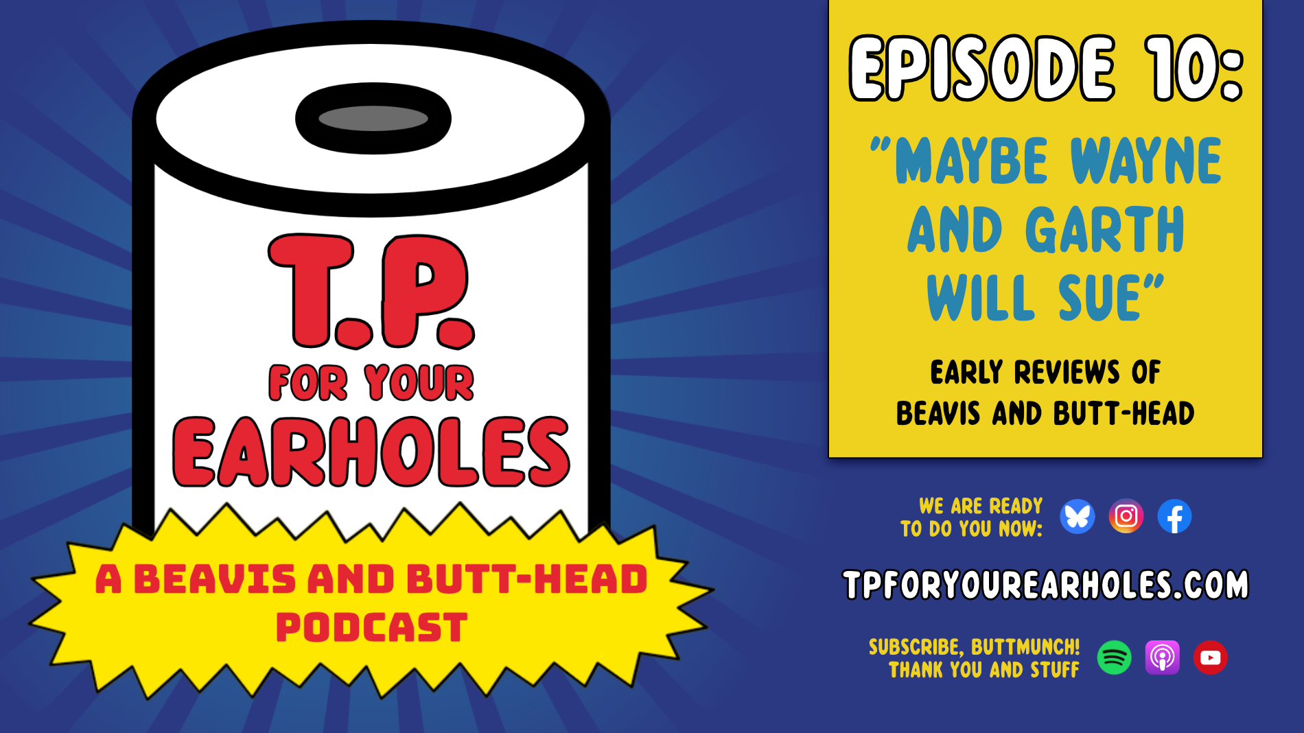Episode 10: Beavis and Butt-head’s early reviews (TP For Your Earholes, A Beavis and Butt-head Podcast)