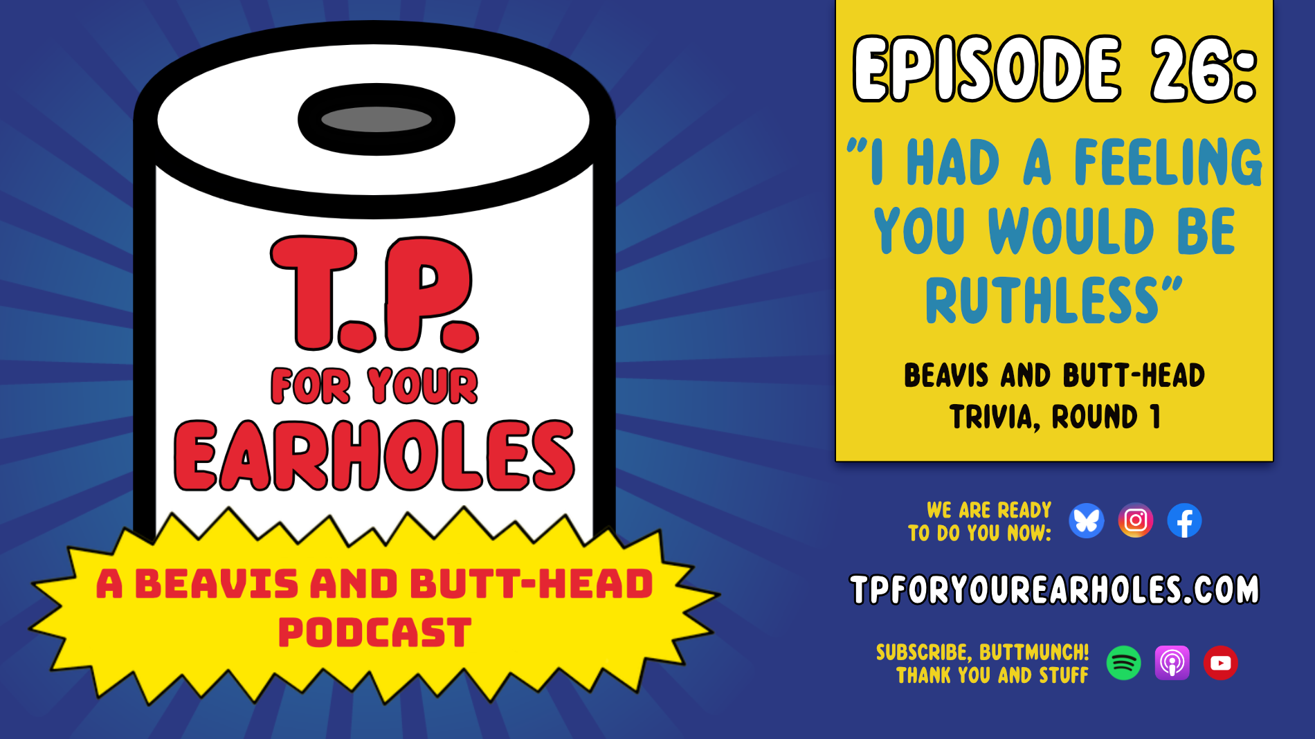 Episode 26: Beavis and Butt-head trivia, round 1