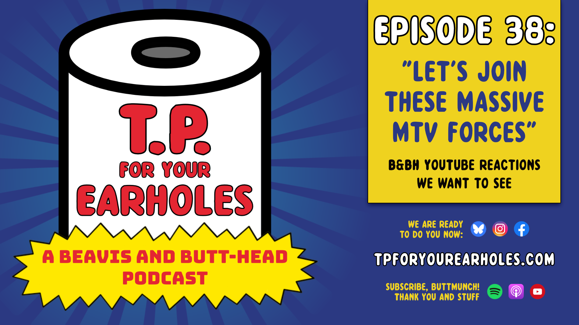 Episode 38: Beavis and Butt-head YouTube reactions we want to see
